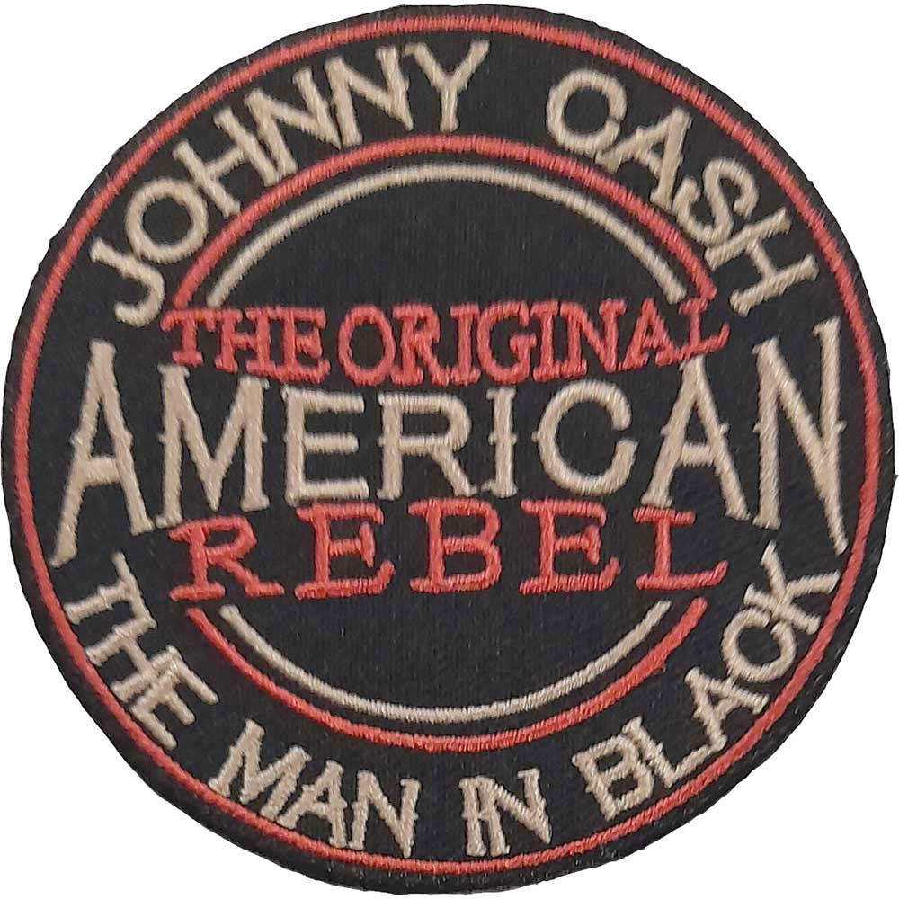 Johnny Cash - American Rebel Patch - Multicolours